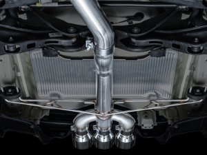 Acura Integra Performance Exhaust - AWE Tuning - Cat-Back Track - Chrome Silver - 2024+